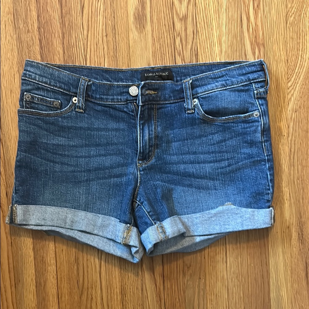 Banana Republic Blue Jean Shorts Classic Denim Style